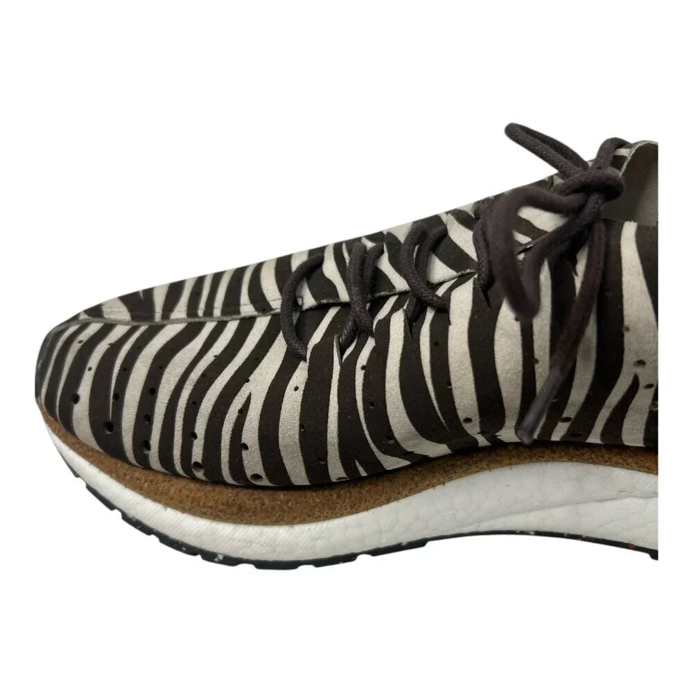 OTBT Alstead Lightweight Women's Zebra Leather Sneakers Athleisure Size 9M Comfy - Picture 8 of 13